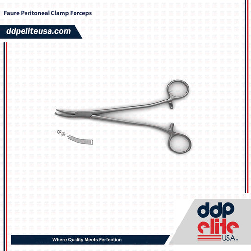 Faure Peritoneal Clamp Forceps - ddpeliteusa