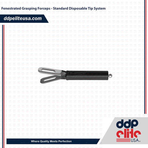 Fenestrated Grasping Forceps - Standard Disposable Tip System - ddpeliteusa
