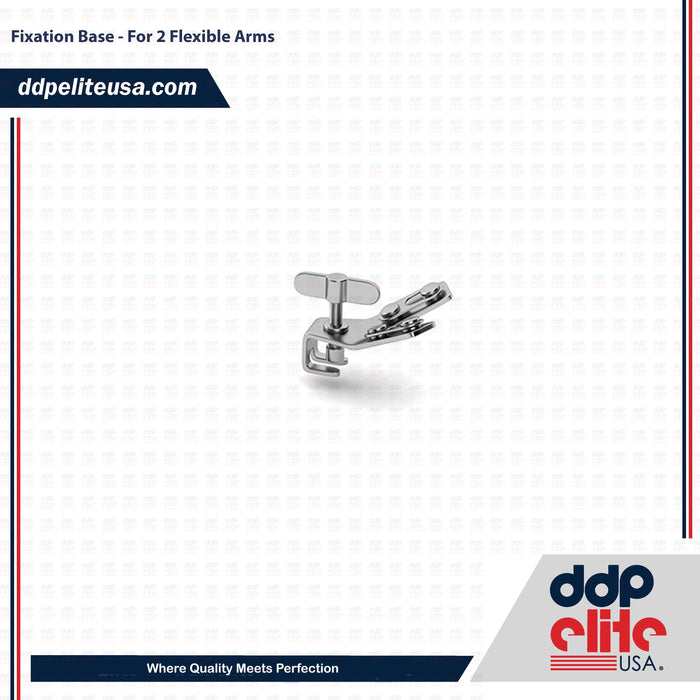 Fixation Base - For 2 Flexible Arms - ddpeliteusa