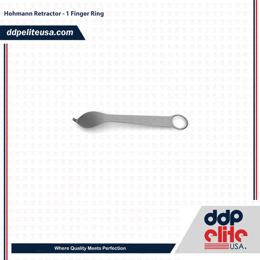 Hohmann Retractor - 1 Finger Ring - ddpeliteusa