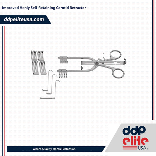 Improved Henly Self-Retaining Carotid Retractor - ddpeliteusa