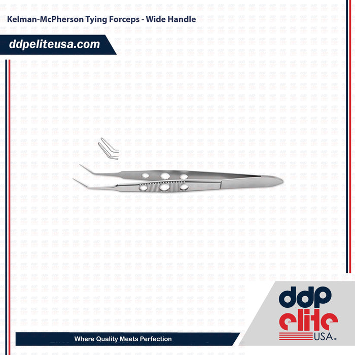 Kelman-McPherson Tying Forceps - Wide Handle - ddpeliteusa