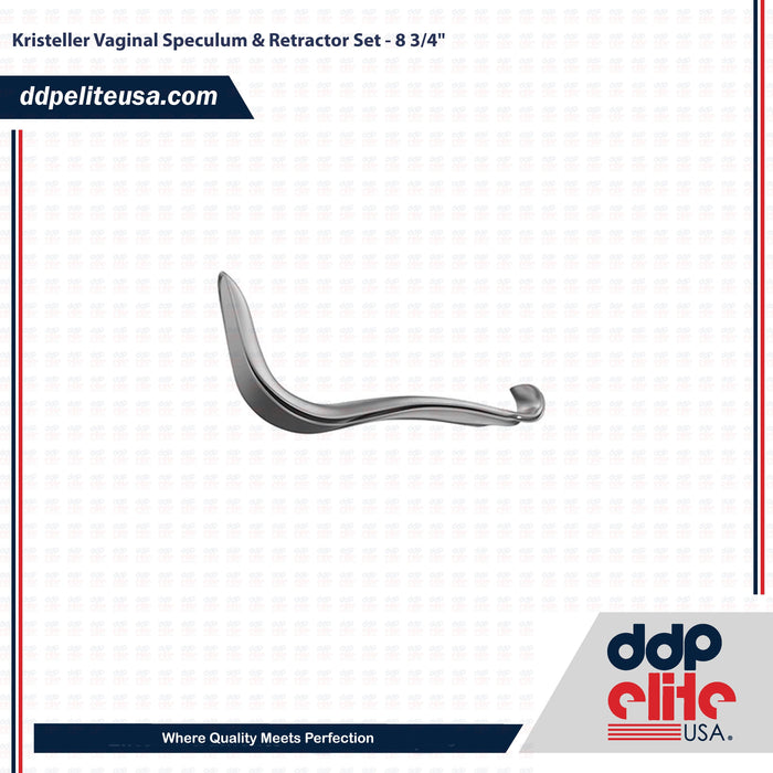 Kristeller Vaginal Speculum & Retractor Set - 8 3/4" - ddpeliteusa