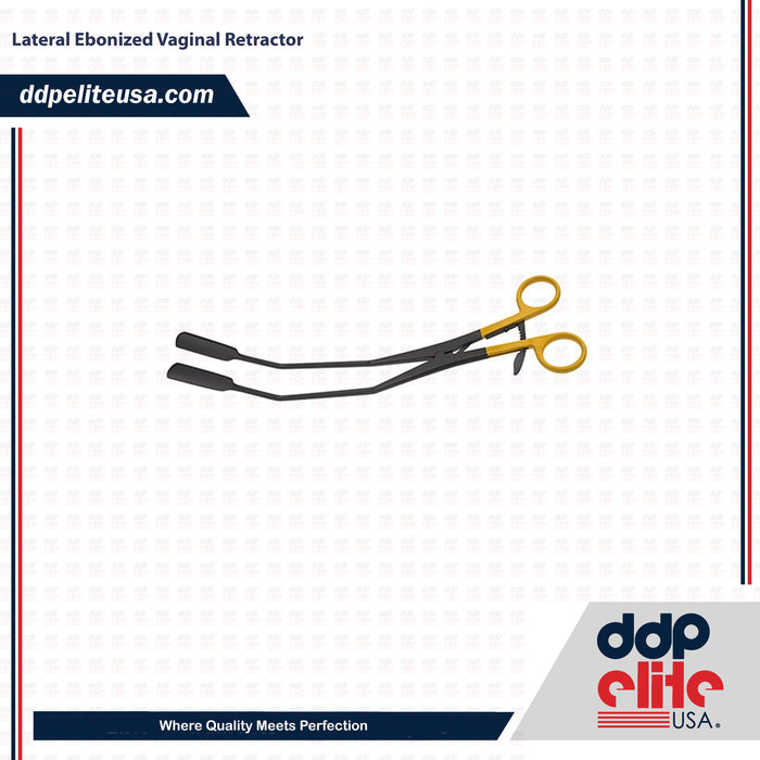 Lateral Ebonized Vaginal Retractor - ddpeliteusa