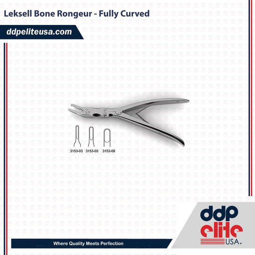 Leksell Bone Rongeur - Fully Curved - ddpeliteusa