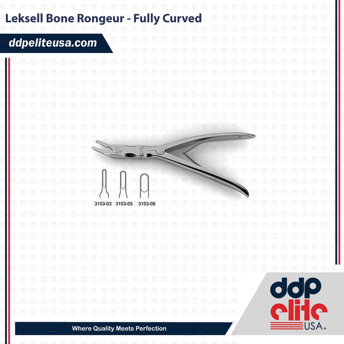 Leksell Bone Rongeur - Fully Curved - ddpeliteusa