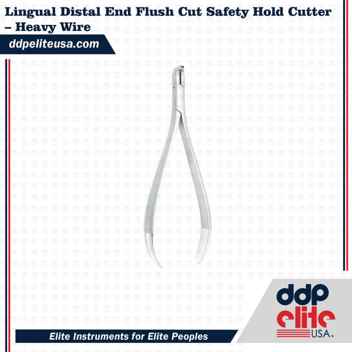 Lingual Distal End Flush Cut Safety Hold Cutter_Heavy Wire Instrument