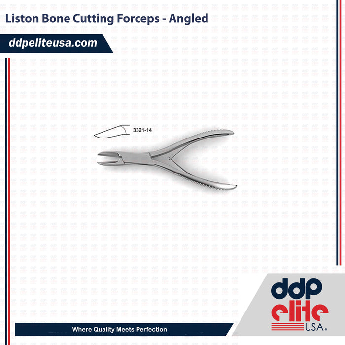 Liston Bone Cutting Forceps - Angled - ddpeliteusa