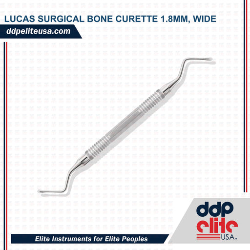 Lucas Bone Curette Instrument 1.8mm Wide - ddpeliteusa