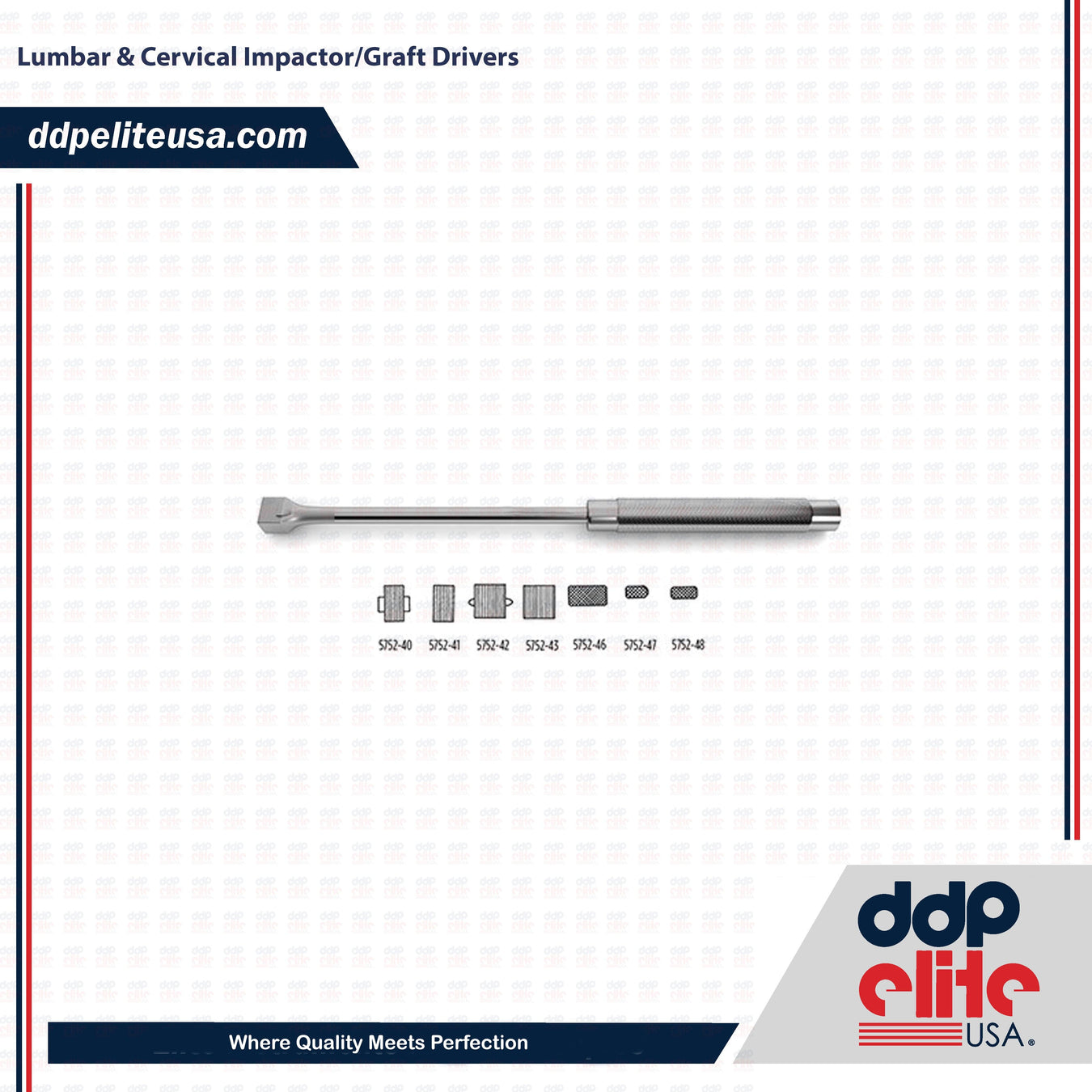 BONE TAMPS, IMPACTORS & PACKERS (Neuro & Ortho)