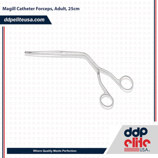 Magill Catheter Forceps, Adult, 25cm - ddpeliteusa