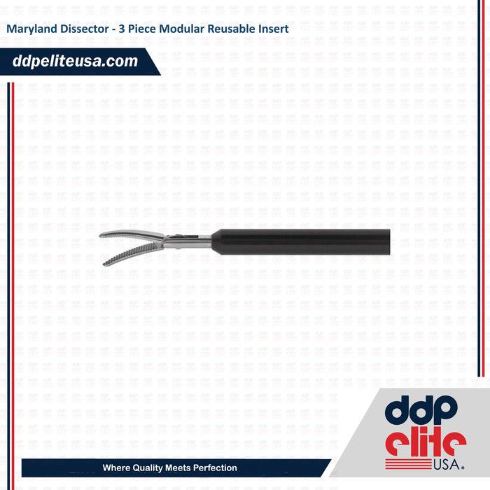 Maryland Dissector - 3 Piece Modular Reusable Insert - ddpeliteusa