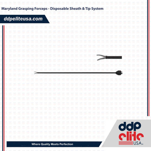 Maryland Grasping Forceps - Disposable Sheath & Tip System - ddpeliteusa