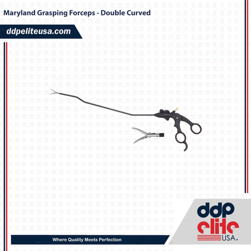 Maryland Grasping Forceps - Double Curved - ddpeliteusa