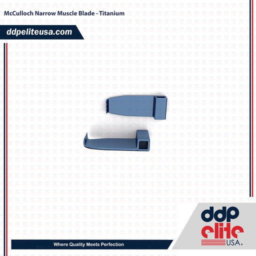 McCulloch Narrow Muscle Blade - Titanium - ddpeliteusa