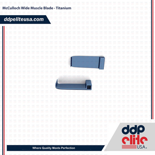 McCulloch Wide Muscle Blade - Titanium - ddpeliteusa