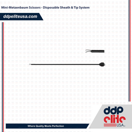 Mini-Metzenbaum Scissors - Disposable Sheath & Tip System - ddpeliteusa