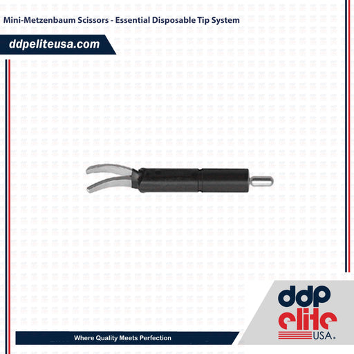 Mini-Metzenbaum Scissors - Essential Disposable Tip System - ddpeliteusa