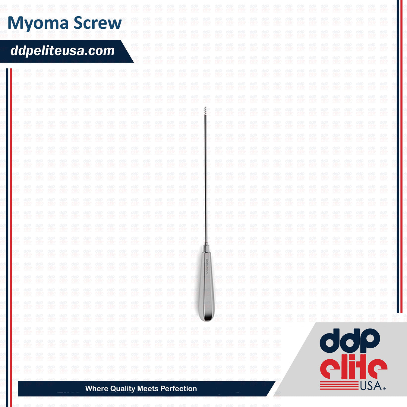 Laparoscopic myoma screws