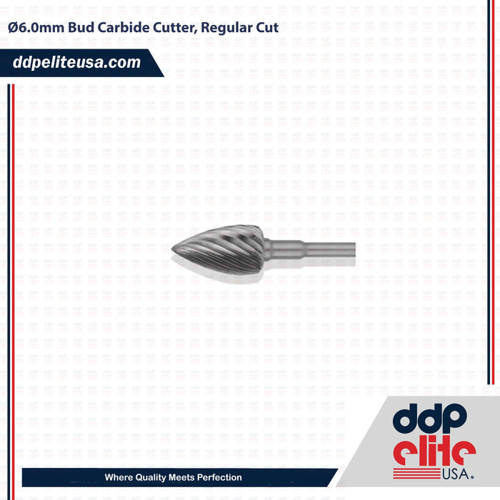 Ø6.0mm Bud Carbide Cutter, Regular Cut - ddpeliteusa