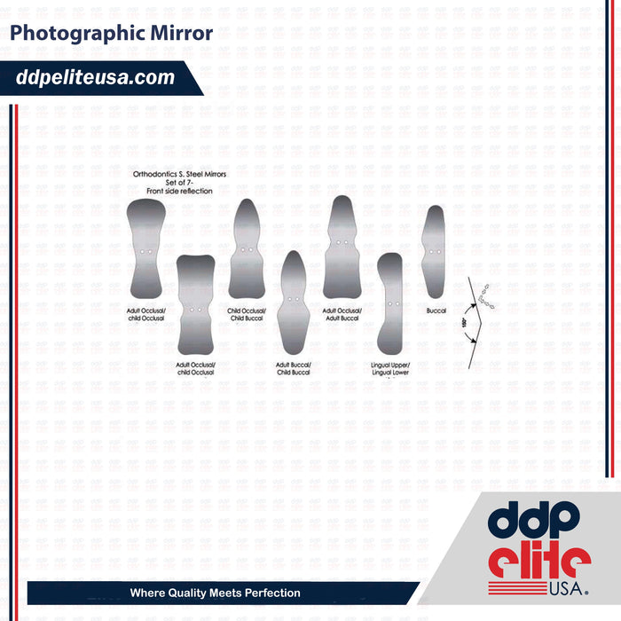 Orthodontic Dental Photographic Mirror Instrument - DDP Elite USA - ddpeliteusa