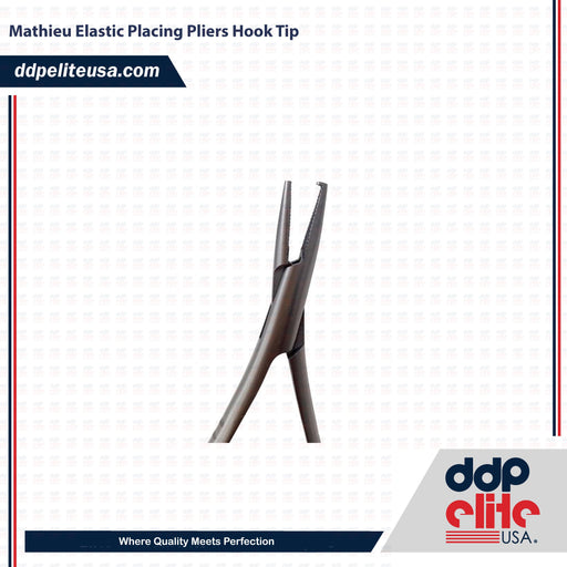 Hook Tip Elastic Placing Mathieu Pliers 