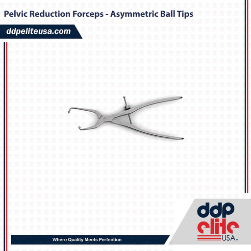 Pelvic Reduction Forceps - Asymmetric Ball Tips - ddpeliteusa