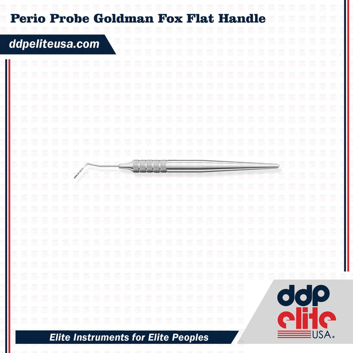 perio probe goldman fox flat handle instrument