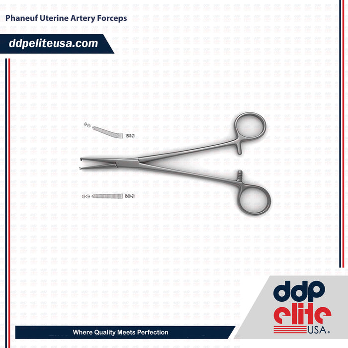 Phaneuf Uterine Artery Forceps - ddpeliteusa