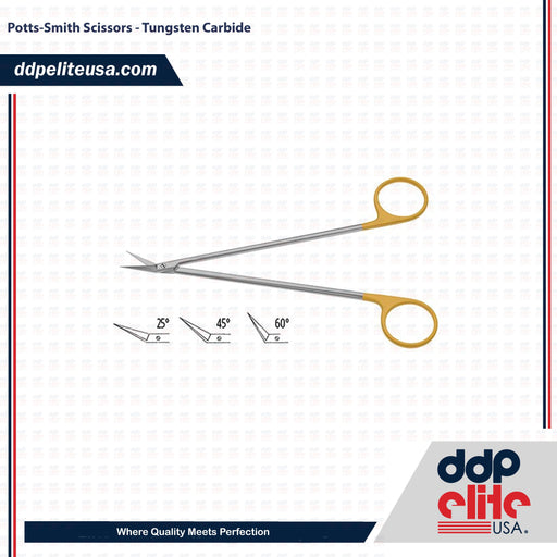 Potts-Smith Scissors - Tungsten Carbide - ddpeliteusa