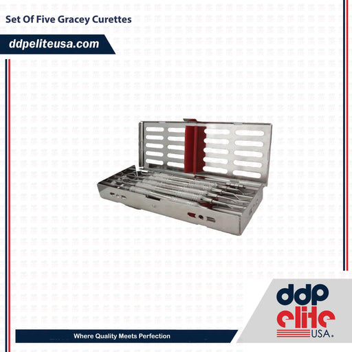 Set Of Five Gracey Curettes - ddpeliteusa