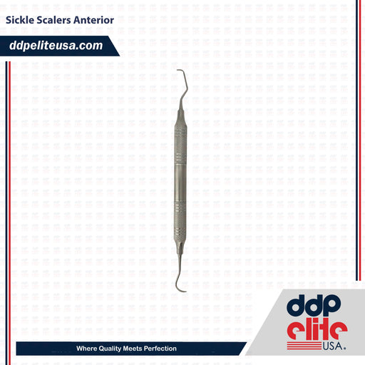 sickle scalers anterior dental instrument