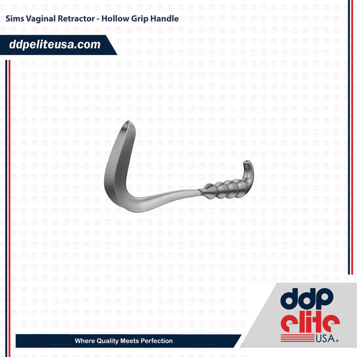 Sims Vaginal Retractor - Hollow Grip Handle - ddpeliteusa