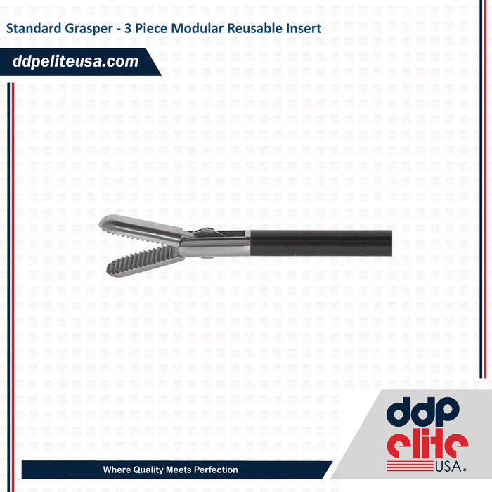 Standard Grasper - 3 Piece Modular Reusable Insert - ddpeliteusa