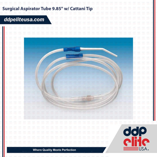 Surgical Aspirator Tube 9.85" w/ Cattani Tip - ddpeliteusa