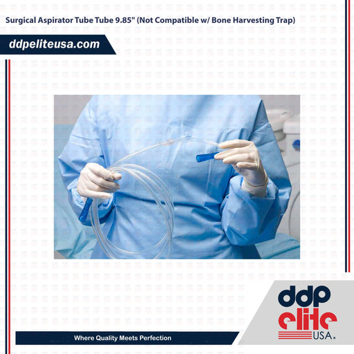 Surgical Aspirator Tube Tube 9.85" (Not Compatible w/ Bone Harvesting Trap) - ddpeliteusa