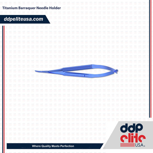 Titanium Barraquer Needle Holder - ddpeliteusa