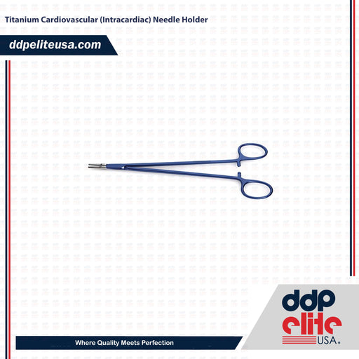 Titanium Cardiovascular (Intracardiac) Needle Holder - ddpeliteusa