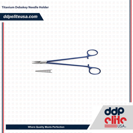 Titanium Debakey Needle Holder - ddpeliteusa