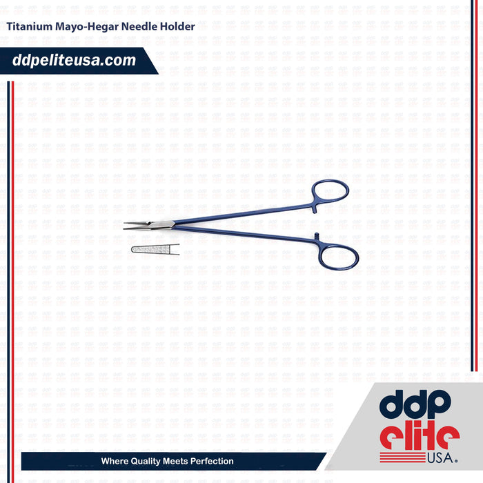 Titanium Mayo-Hegar Needle Holder - ddpeliteusa