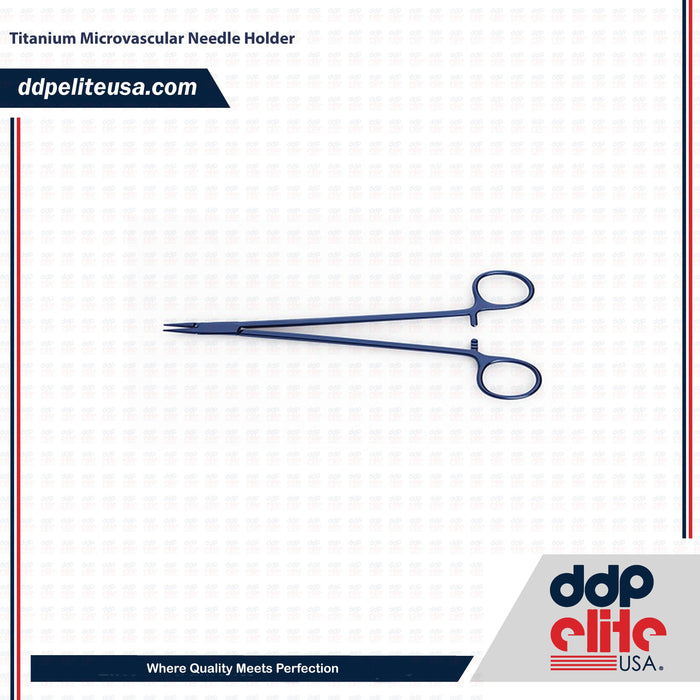 Titanium Microvascular Needle Holder - ddpeliteusa