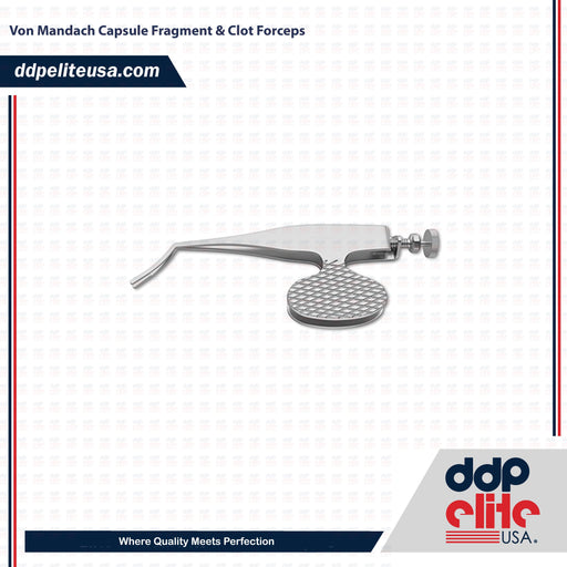 Von Mandach Capsule Fragment & Clot Forceps - ddpeliteusa