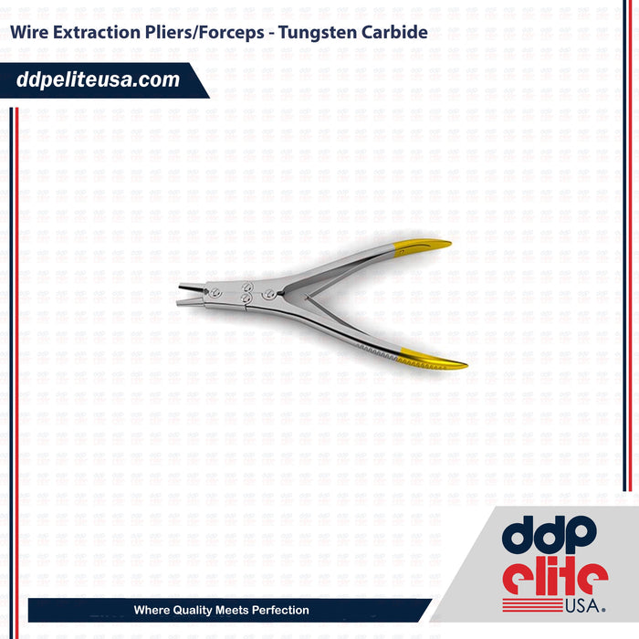 Wire Extraction Pliers/Forceps - Tungsten Carbide - ddpeliteusa