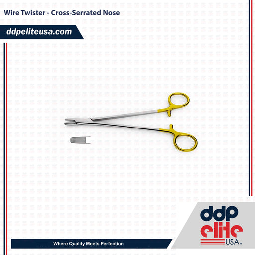 Wire Twister - Cross-Serrated Nose - ddpeliteusa