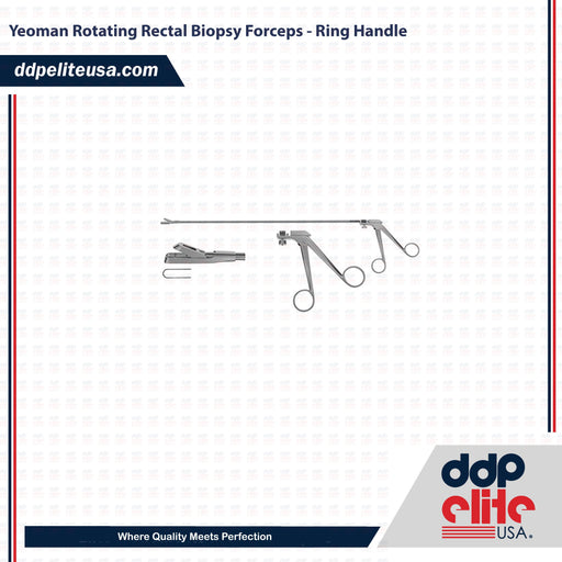 Yeoman Rotating Rectal Biopsy Forceps - Ring Handle - ddpeliteusa