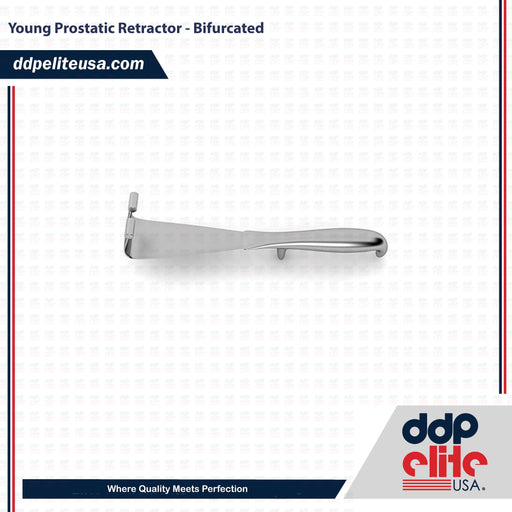 Young Prostatic Retractor - Bifurcated - ddpeliteusa